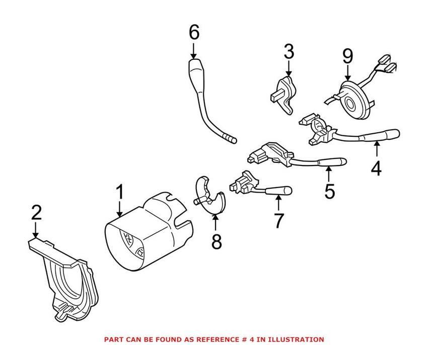 Mercedes Combination Switch 1715402245